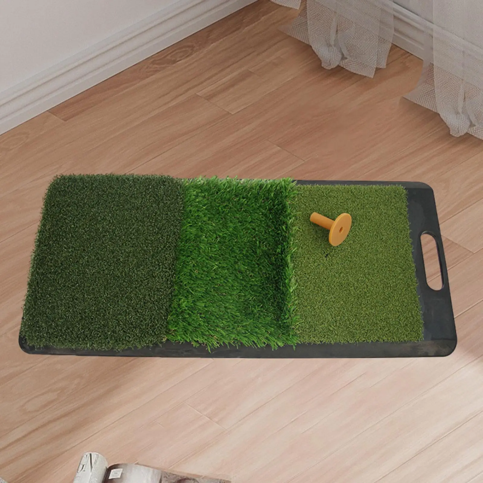 

Golf Game Mat Golf Training Mat Golf Hitting Mat for Golf Swing Detection Outdoor & Indoor Game for Home Office Golfing Swing