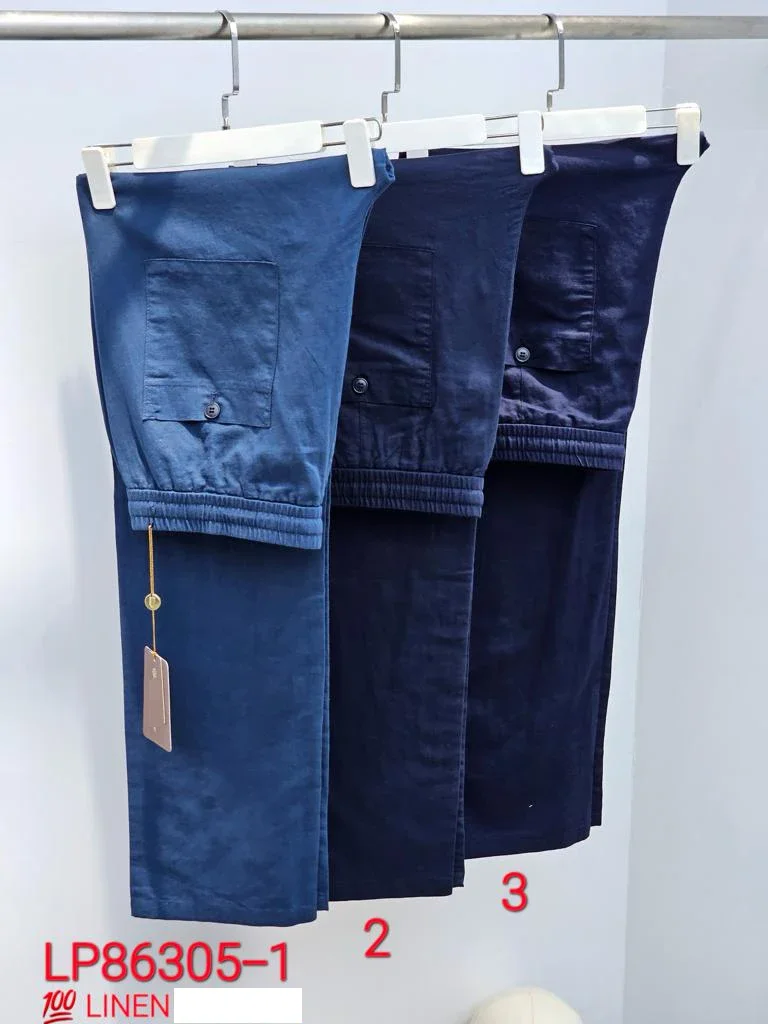

BILLIONAIRE SIJITONGDA Pants Linen Thin Men 2024 Spring Summer New Fashion Breathable Comfort Straight Quality Trousers 31-40