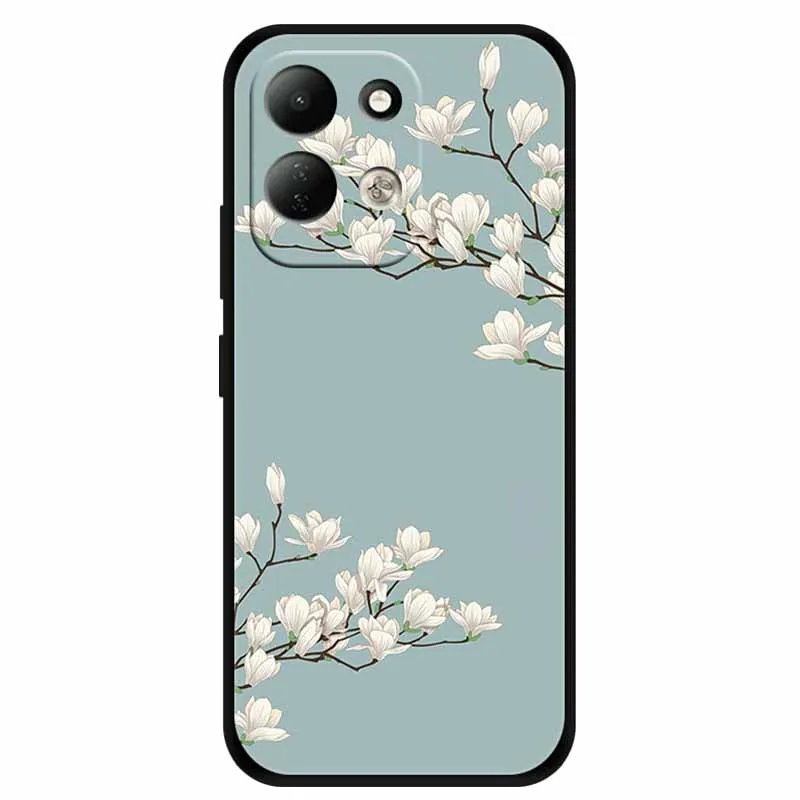 Lion Design Soft Silicone Phone Cover - Black TPU Bumper Case