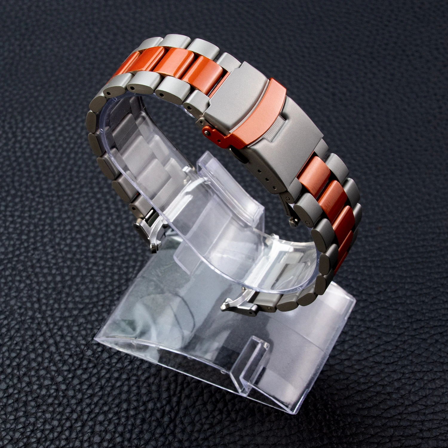 Men's Premium Stainless Steel Business Watch Band - Metal Strap with Elegant Design