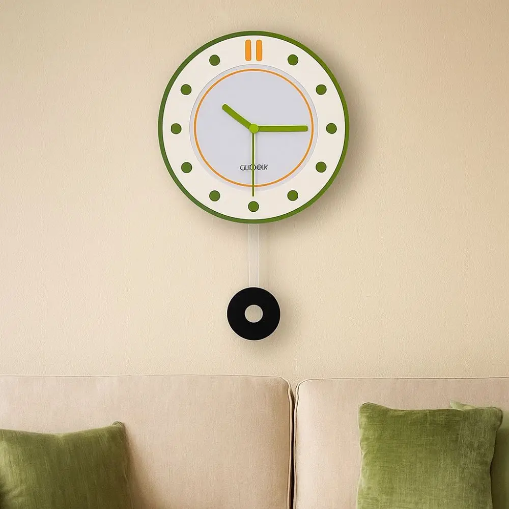 Description Picture 6 of itemFashion 30cm Modern Wall Clocks Mute Round Wall Hung Clock Hanging Scale Clock Bedroom