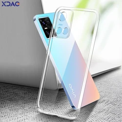 Ultrathin HD Clear Transparent Waterproof Phone Case for VIVO Y21e (Clear)