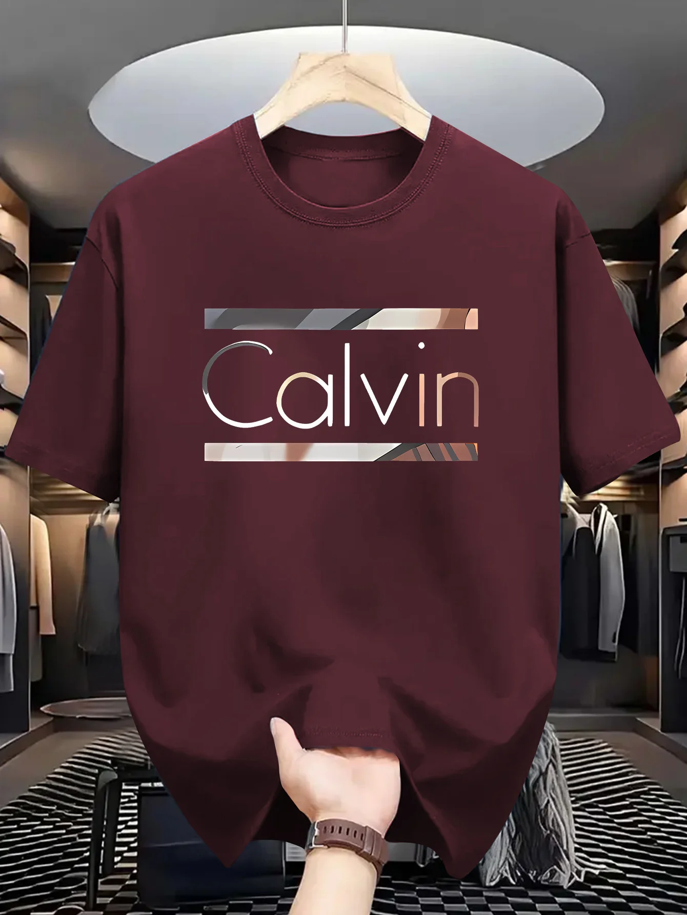 Men's Casual Athletic Short Sleeve T-Shirt - Summer Sportswear with \
