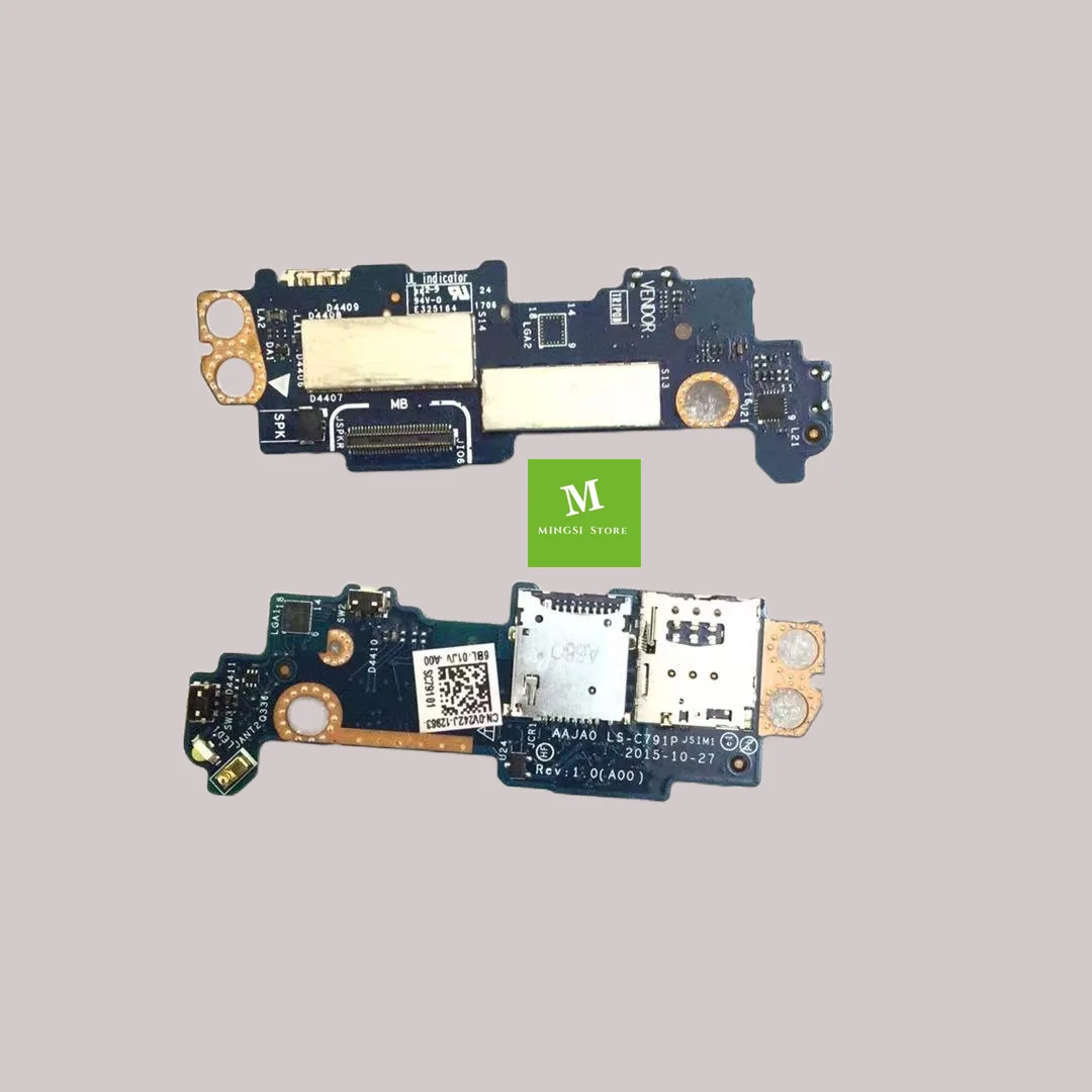 Genuíno para Dell 5175 5179 Botão de Energia sd Placa Sim Ls-c791p 0v242j