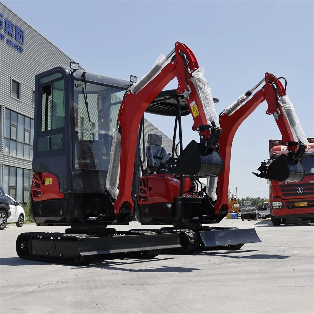 Mini Escavatore Del Motore Epa / Euro 5 1.5T 1.8T Mini Scavatrice Con La Coclea