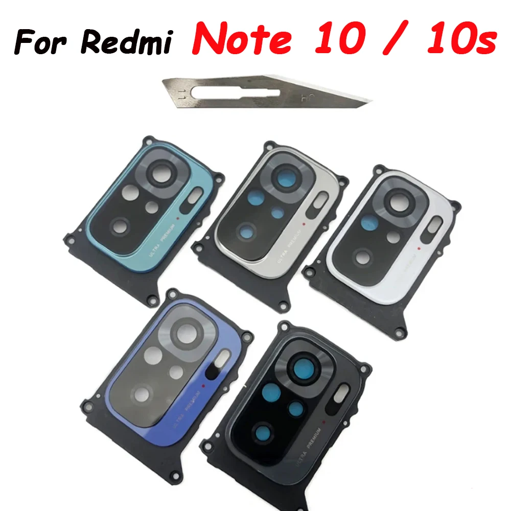 후면 카메라 유리 렌즈, 프레임 거치대 교체 부품, Redmi Note 10S 10 Pro Note 11s 카메라 유리, 신제품