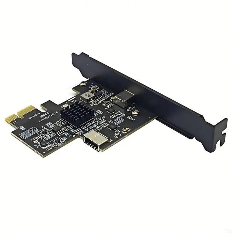 PCIE USB3.2 유형 C 확장 카드 PCIE 1X USB C 변환기10Gbps 데이터 전송
