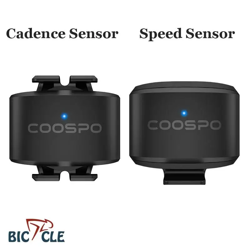 

Датчик скорости велосипеда CooSpo, двойной датчик частоты педалей, Bluetooth 5,0 ANT +, беспроводной, для велокомпьютера Wahoo, IP67/CR2032