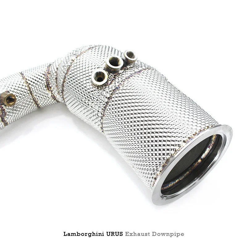 Head Section High flow Pipes branch downpipe Exhaust Pipe with catalyst For Lamborghini URUS 4.0