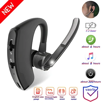 NEW V8 Bluetooth Earphone Wireless Stereo HD Headphones V9 Bluetooth Hands In Car Kit With Mic For iPhone Samsung Huawei Phone 2