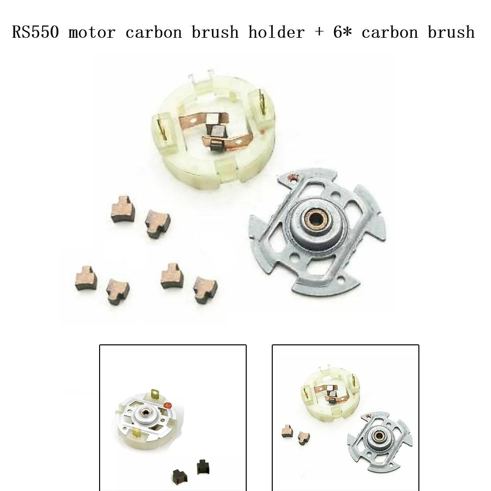 2Pcs RS550 Motor Carbon Brush Holder With Copper Brush Replace For Rs550 Rs555 Rs545 Motor Accessories I.438426218