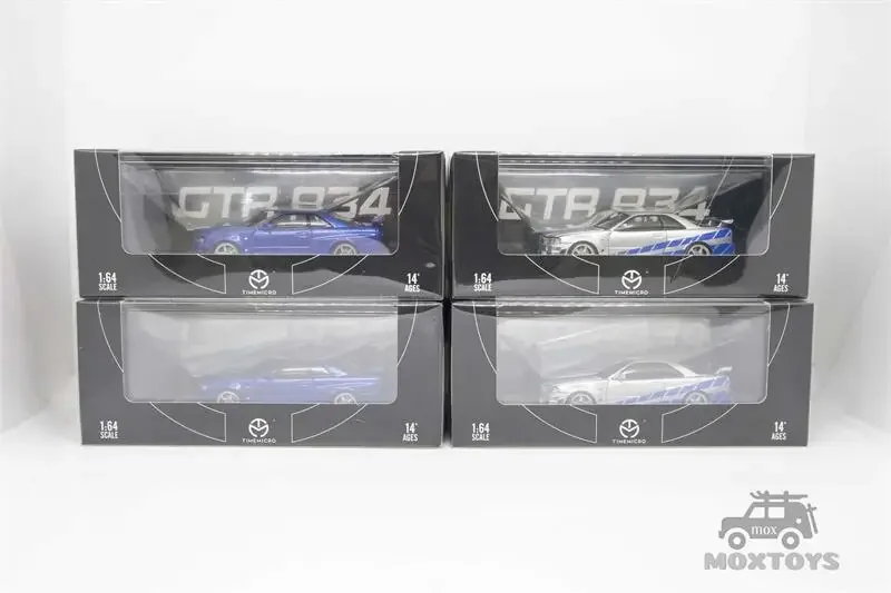 タイムマイクロ 1:64 日産 Gtr R34 オープンカバー ワイルド