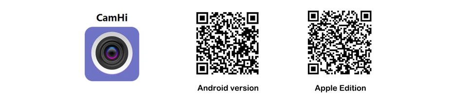 CamHi app QR code for setup