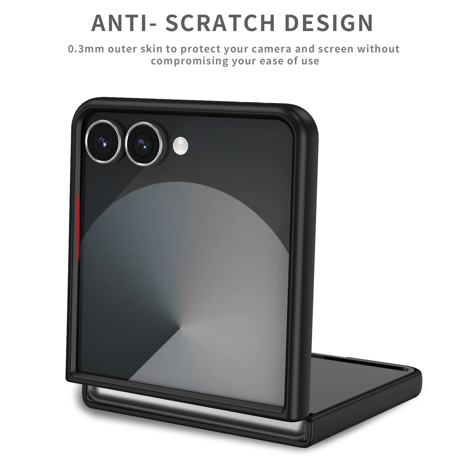 Sleek Anti-Fall Protective Slim PC Case