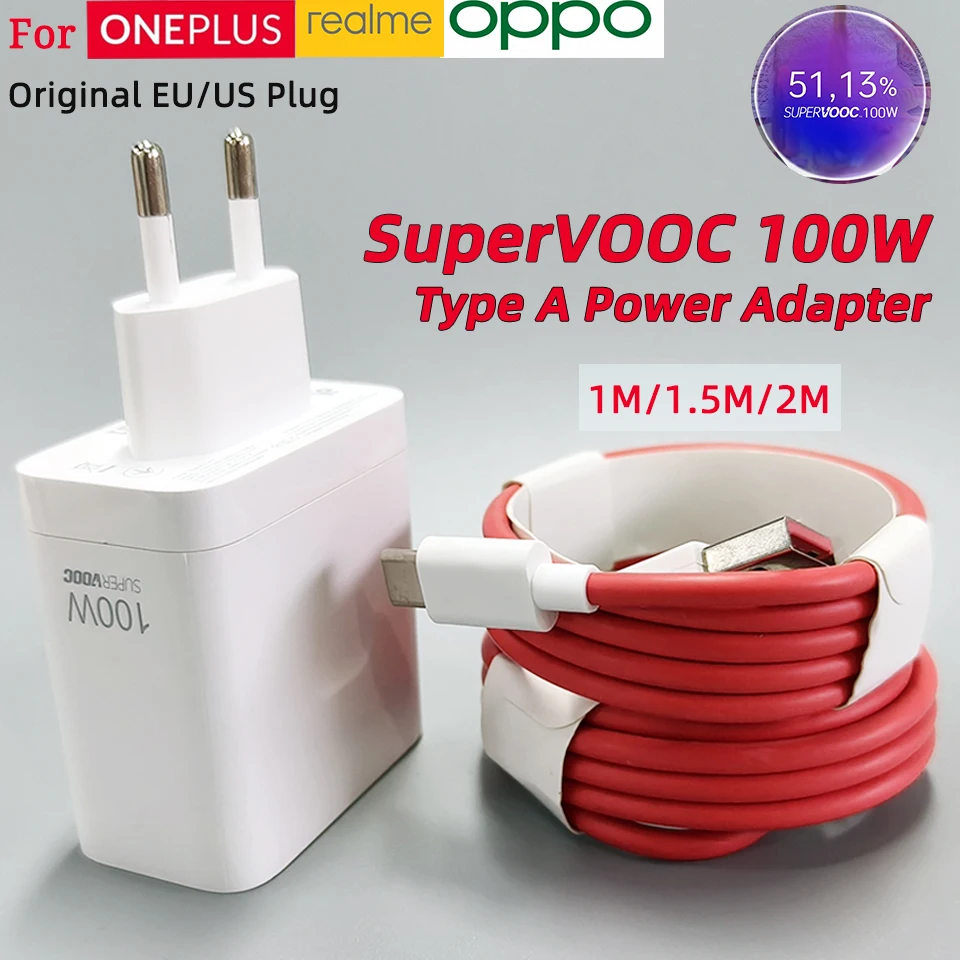 Ultra Fast Charging 100W Supervooc Charger Adapter