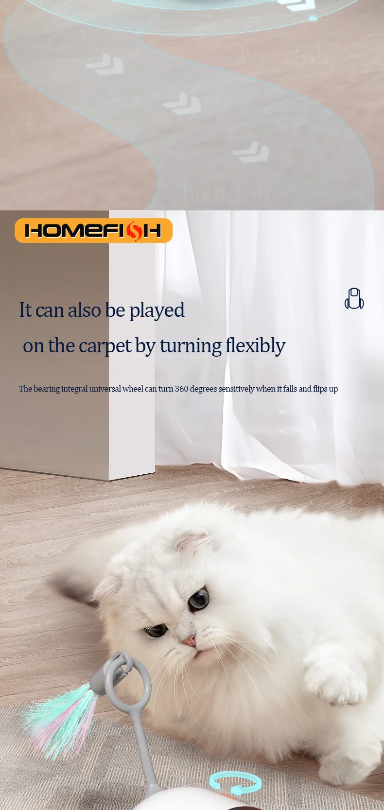 Smart Remote Cat Toy Car 6