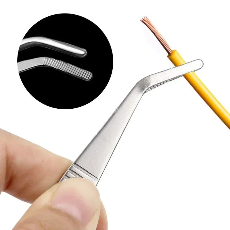 Mobile Phone Repair Tweezers Thickened Stainless Steel Tool