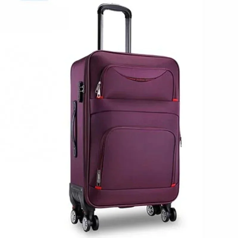 Waterproof Oxford Suitcase With 360 Degree Spinner Wheels For Travel_voghion.com