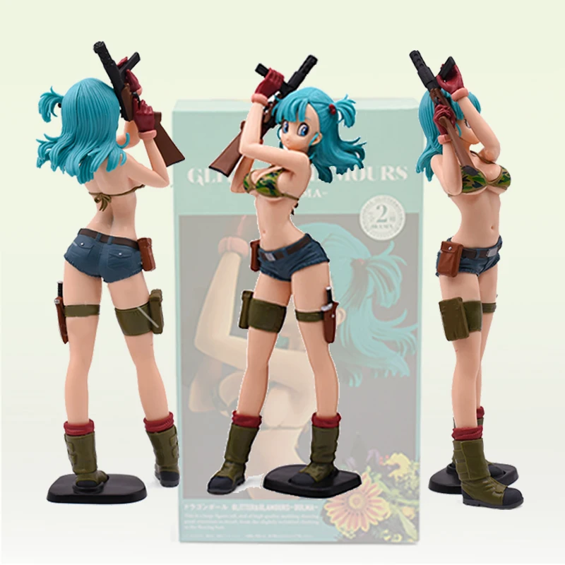 Figura De Acci n De Dragon Ball Traje De Ba o De Camuflaje De Bulma 