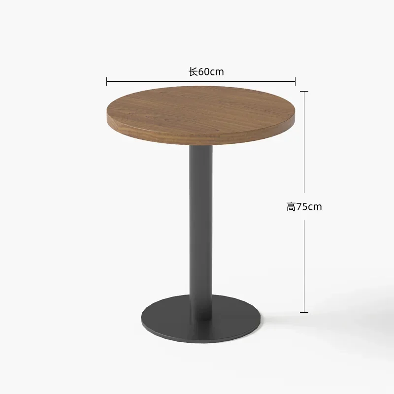 Dining solid wood table and combination restaurant special network red woven rattan dessert milk coffee shop commercial