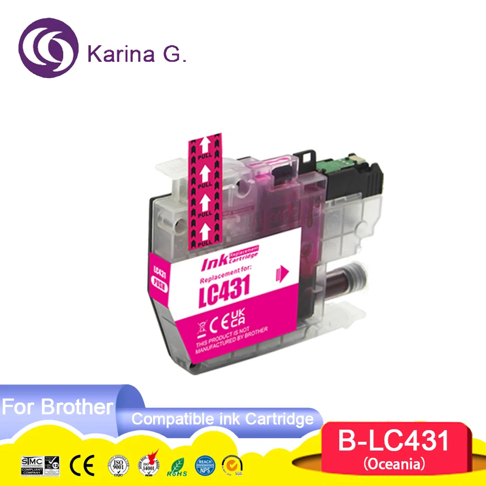 Standard capacity LC431 431 LC 431 Compatible Ink Cartridge For DCP-J1050DW,DCP