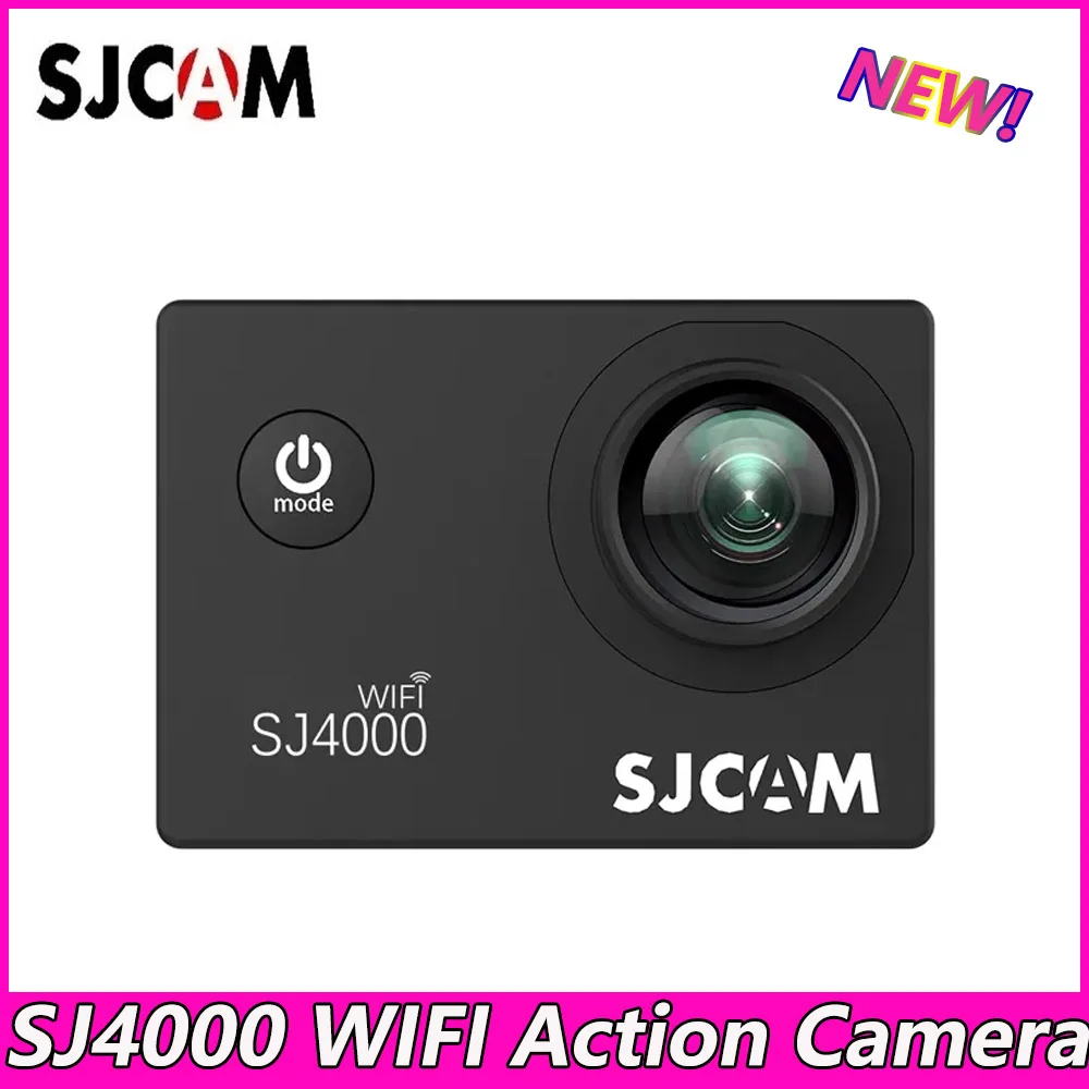 Sjcam Sj4000 Action Camera Air 4K 30Pfs 1080P 4X Zoom Wifi Moto Bicicletta Casco Impermeabile Cam Sport Video Action Cam