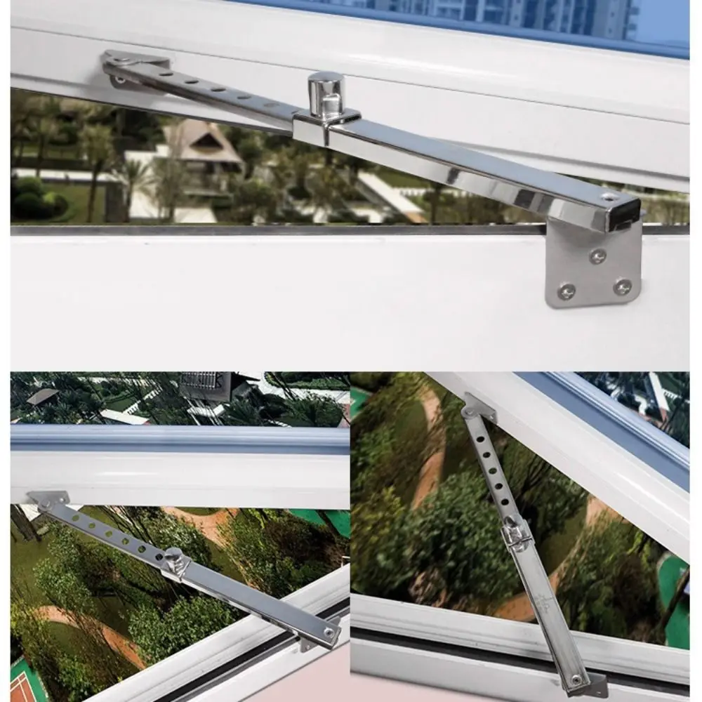 Stainless Steel Telescopic Wind Support Window Limiter Angle Controller Gusset Fixed Sliding Support Door And Window Accessories