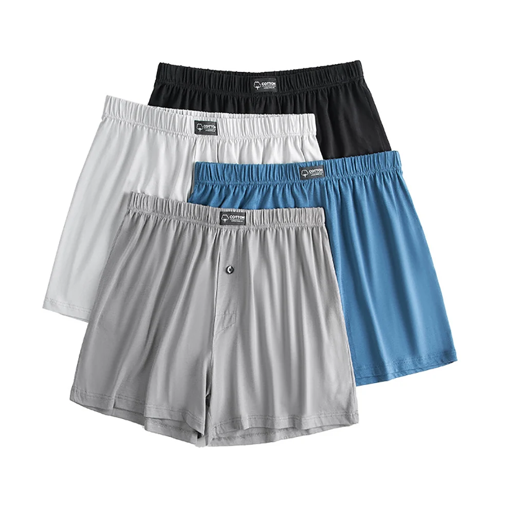 L3xl Summer Man Antibacterial Pajama Shorts Men's Cotton Short Pajamas