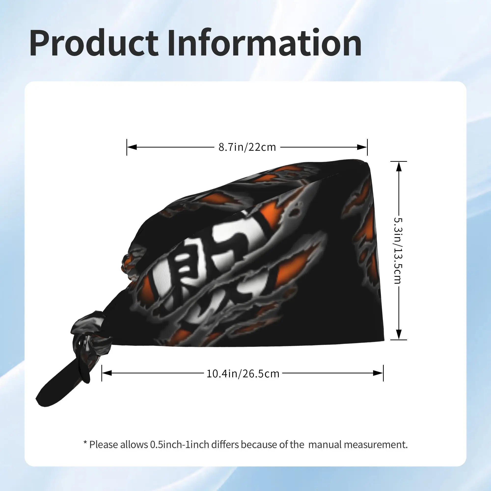 Custom DBZ Goku Japan Comic Cleaning Working Cap Cool Men Women Saiyan Scrub Cap Surgicals Hat Nurse Scrubs Hat For Dentist