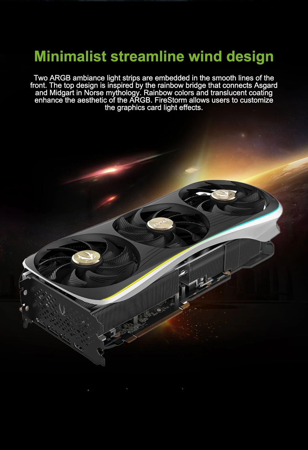 Видеокарта ZOTAC RTX 4090 RTX4090, GDDR6X NVIDIA GPU 4nm 24 ГБ 384Bit ...