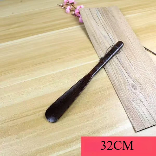 Schuhanzieher mit langem Griff für ältere Senioren, flexibler Schuhlöffel aus Holz, 54/32 cm, langlebig, einfach zu verwendendes Hilfshilfe-Werkzeug, Schuhheber
