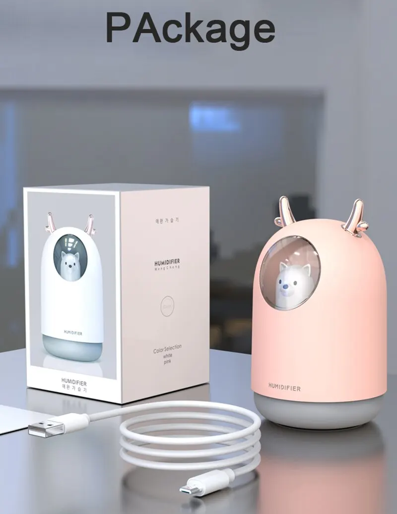 Automatic Spray Car Humidifier Air Purifier Atomization Aroma Diffuser