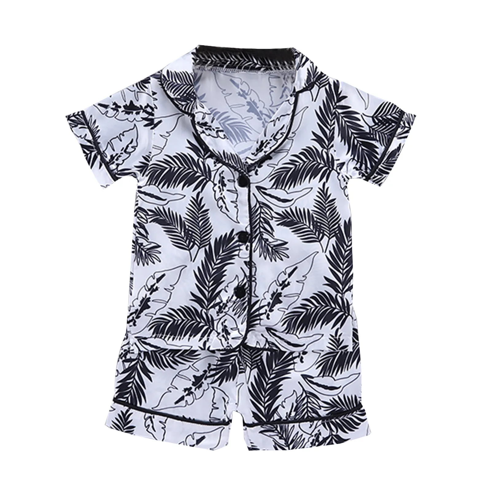Boys Baby Shorts Clothes shirt T Girls Sleepwear Toddler Print Pajamas Set Kids Girls Outfits&Set 18 Month Boy Footed Sleepers