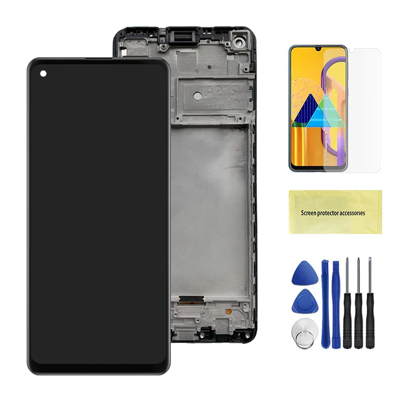 Original A21S Display Screen for Samsung Galaxy A21S LCD Display Touch Screen Digitizer Assembly For Samsung A217 A217F/DS the best screen for lcd phones android Phone LCDs