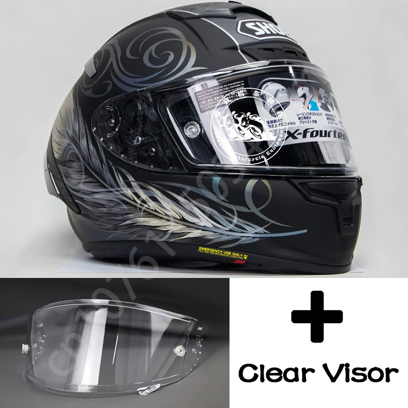 SHOEI X-14 KUJAKU ブラック/シルバー x-14 kujaku tc-5.jpg
