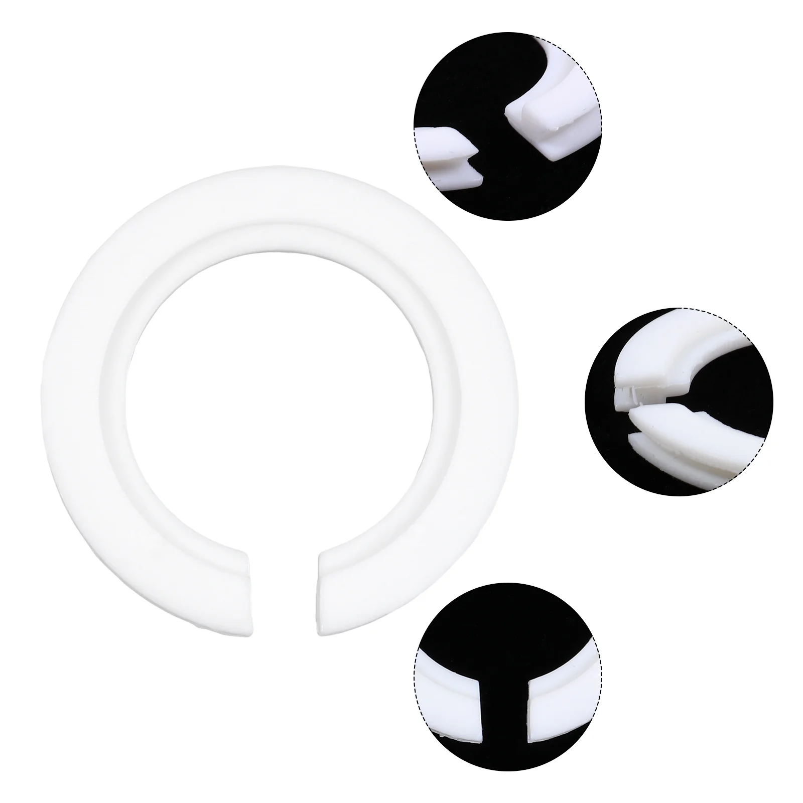 

12pcs Nylon Converter E27 to E14 Lampshade Rings Lampshade Converters (White)