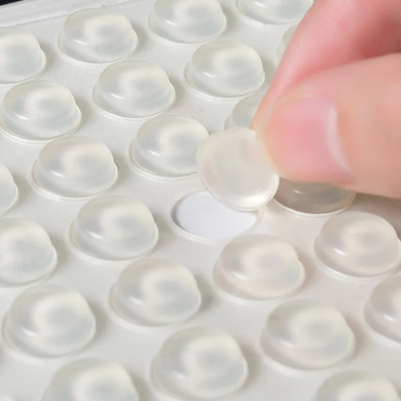 100Pcs Soft Silicone Anti-Slip Bumpers: Ideal Feet Pads for Furniture, Damper er for Cabinets, Drawer & Door Pads