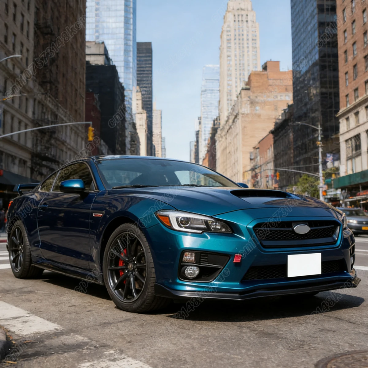 스바루 WRX STI 2015 2016 2017 2018 2019 2020 2021 자동차 프론트 범퍼 스포일러 보드 스플리터 장식 액세서리 키트
