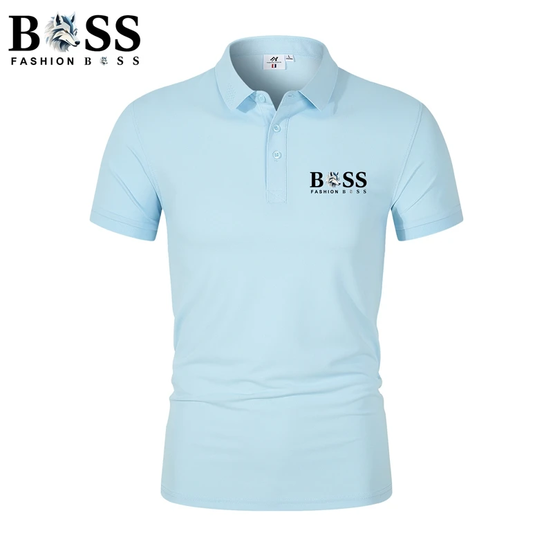 

Men's lapel Quick drying Polo Shirt Fashion Casual Business T-shirt Summer Tops Classic Style POLO Shirt Breathable Pullovers