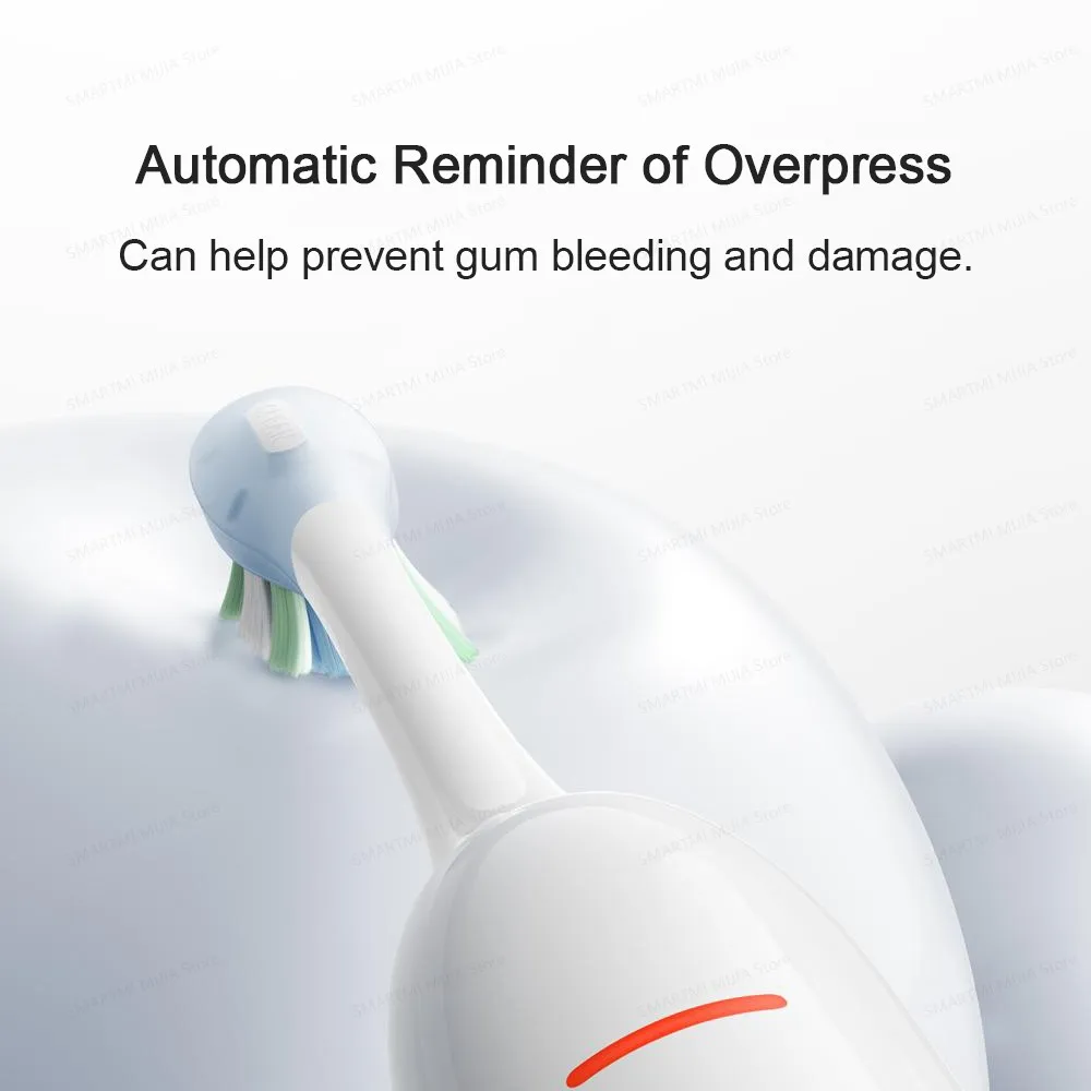מברשת שיניים חשמלית MIJIA Smart Servo-Oscillation Pro, עמידה למים בתקן IPX8 ועם נעילת נסיעות, חיי סוללה של 180 יום, שליטה באמצעות אפליקציה