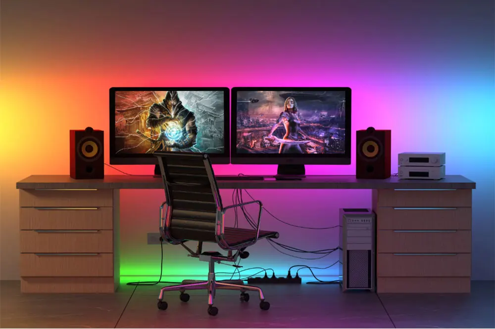 12V Led Strip Lights RGB 5050 5M 54 LEDS Bluetooth APP Control Luces Led Flexibl