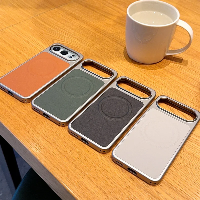 Lychee Pattern Color Protective Phone Case with Camera Guard