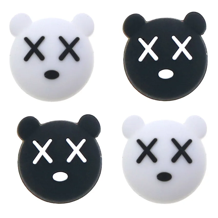 Cute Cartoon Silicone Thumb Stick Grip Cap Capa Joystick para Nintendo Switch Ole Lite Joy-con Controller Caps Pcs