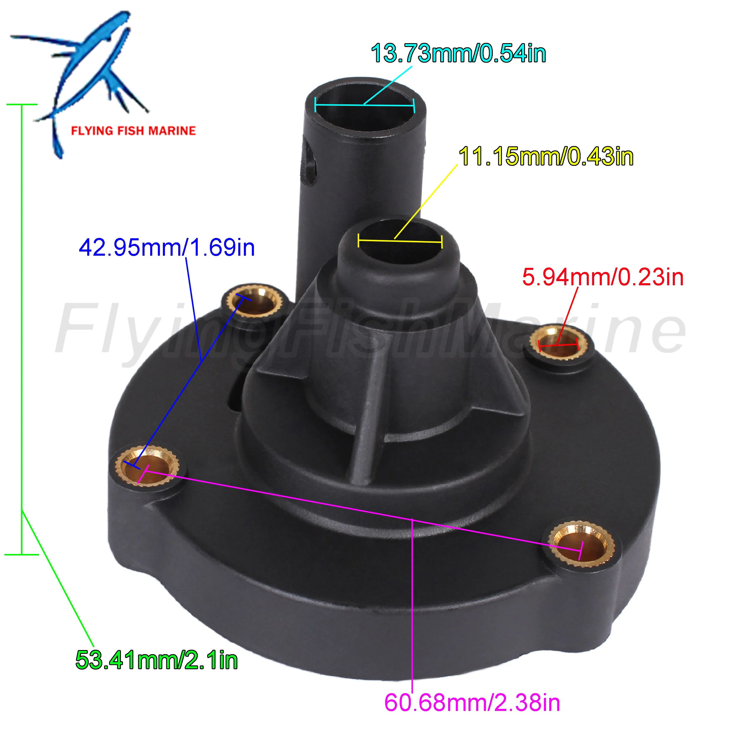 Outboard Engine 0323596 323596 Water Pump Housing for Evinrude Johnson OMC BRP 6HP