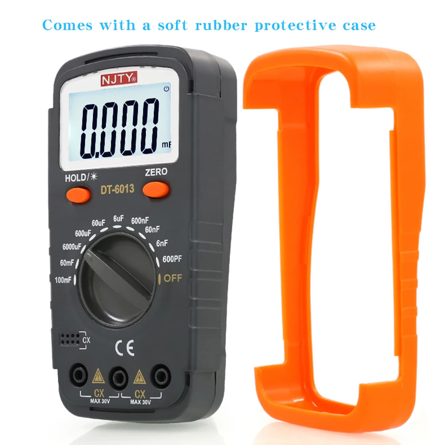 High Precision Digital Capacitance Meter for Measuring Capacitor Capacity capacitor tester inductance and capacitance meter