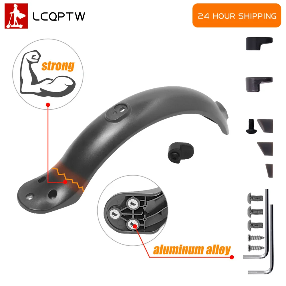 Kit 3-en-1 Pour Trottinette Xiaomi M365/Pro - Garde-boue Arrière + Feu + Support