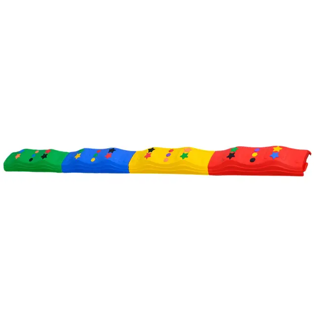 Colored Balance Beams for Kids Playground