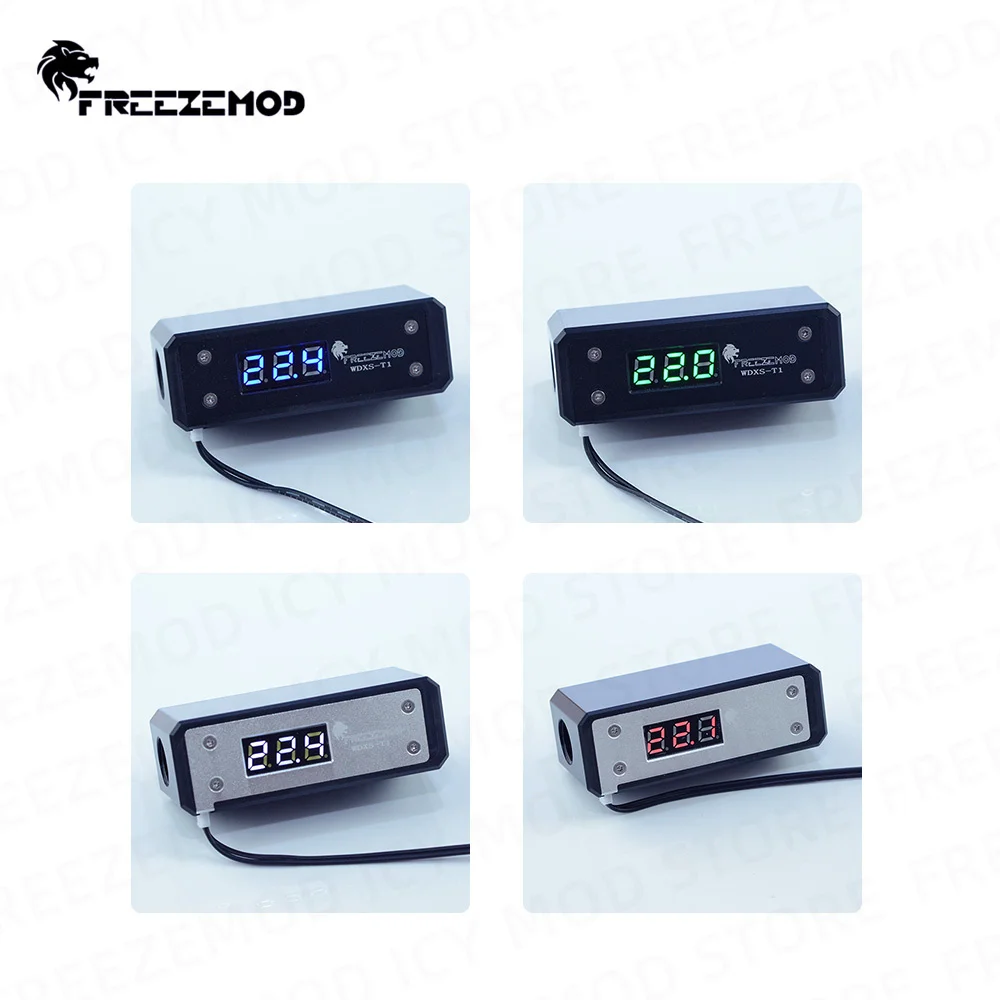 Zemod-lcd Monitor Temperatura Display Flow Meter Refrigeração a Água Pom Temperatura Sensor Detecção Elétrica Iluminação Wdxs-t1 - Imagem 5