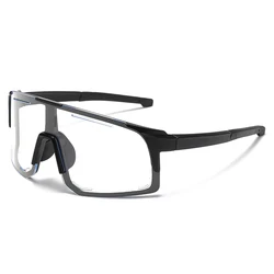Unisex Wraparound Sports Sunglasses - UV400 Protection, Fashionable Outdoor Shades (Clear lens)