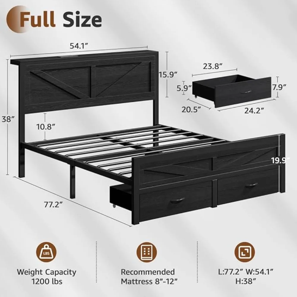 Farmhouse LED Bed 3